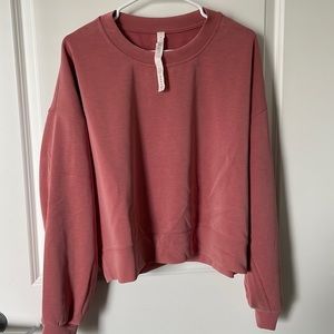 Lululemon oversized cropped crew